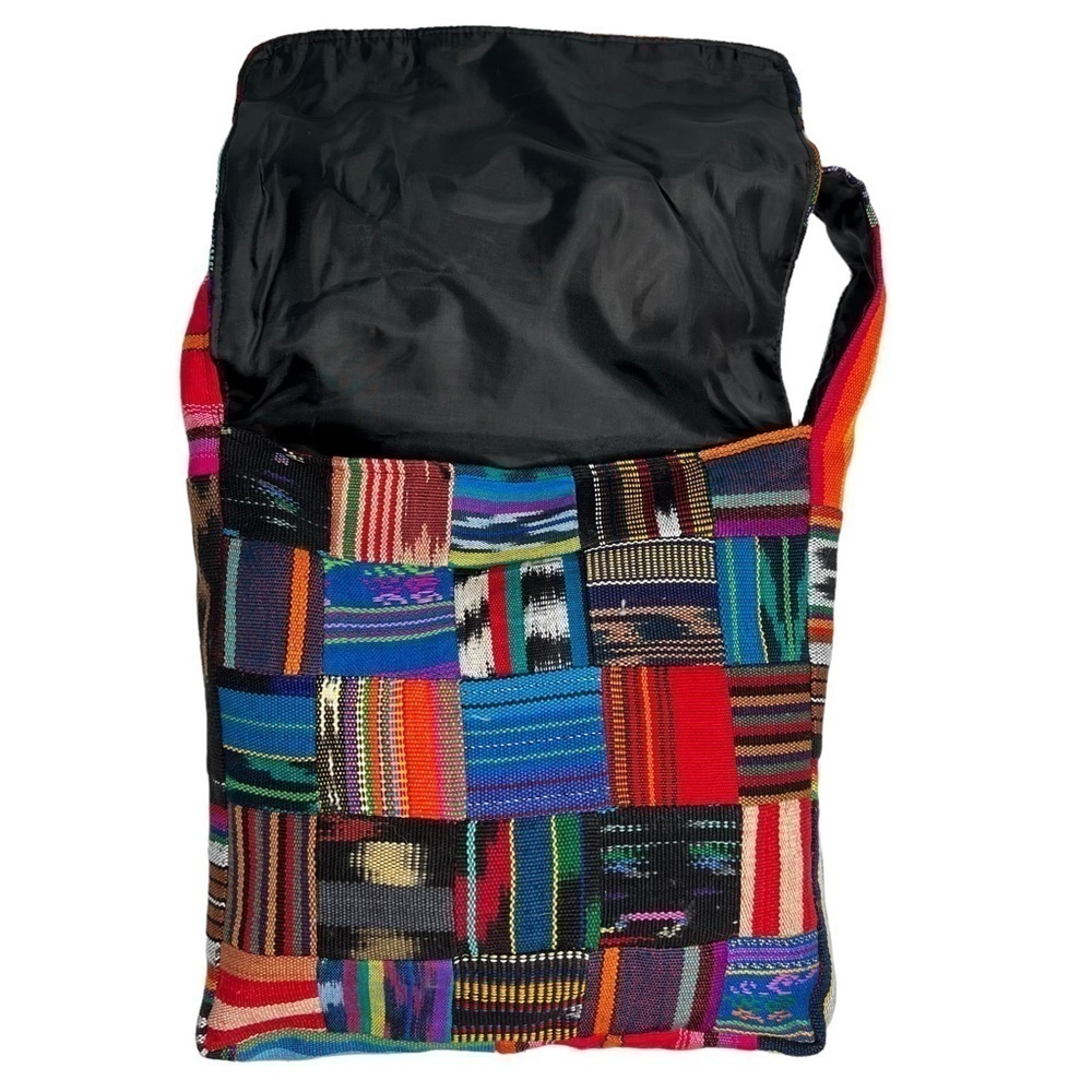 Patchwork Bohemian Multicolored Messenger Shoulde… - image 5